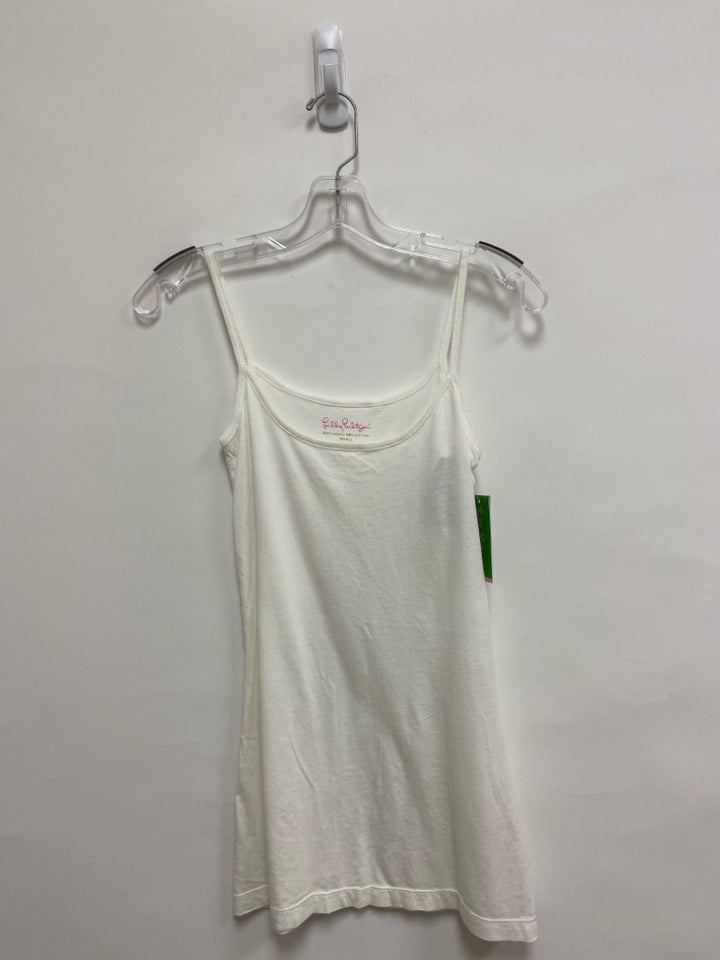 NWT LILLY PULITZER Size S White Sleeveless Ladies Top