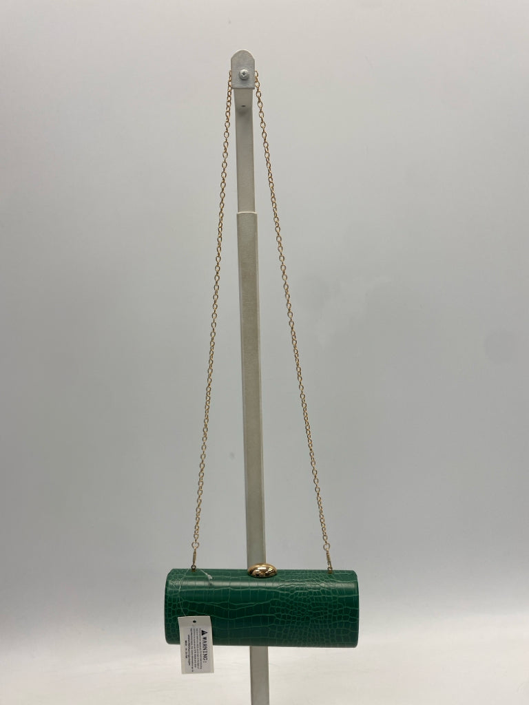 NWT Green Embossed Handbag