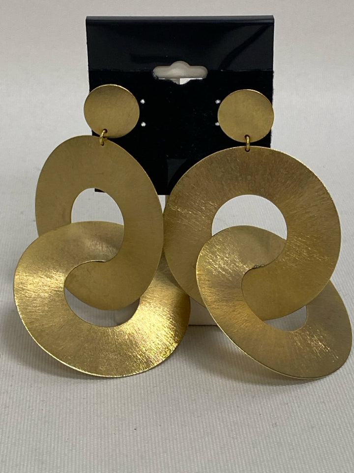 Sheila Fajl Gold Color Circles Earrings