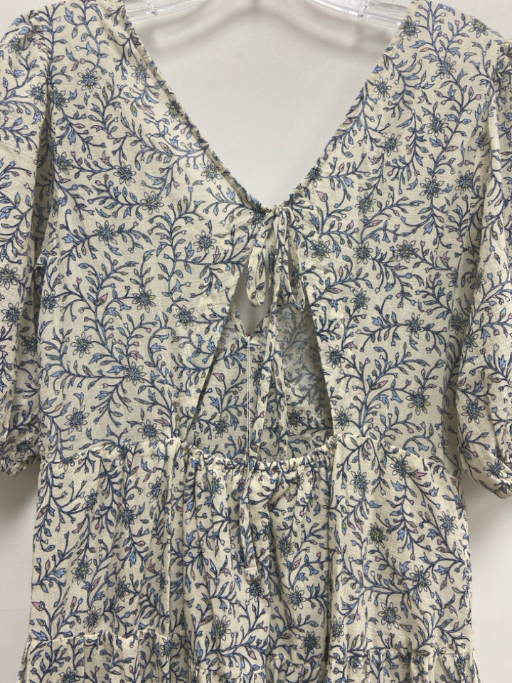 NWT XiRENA Size S White Plum Vine Ladies Dress