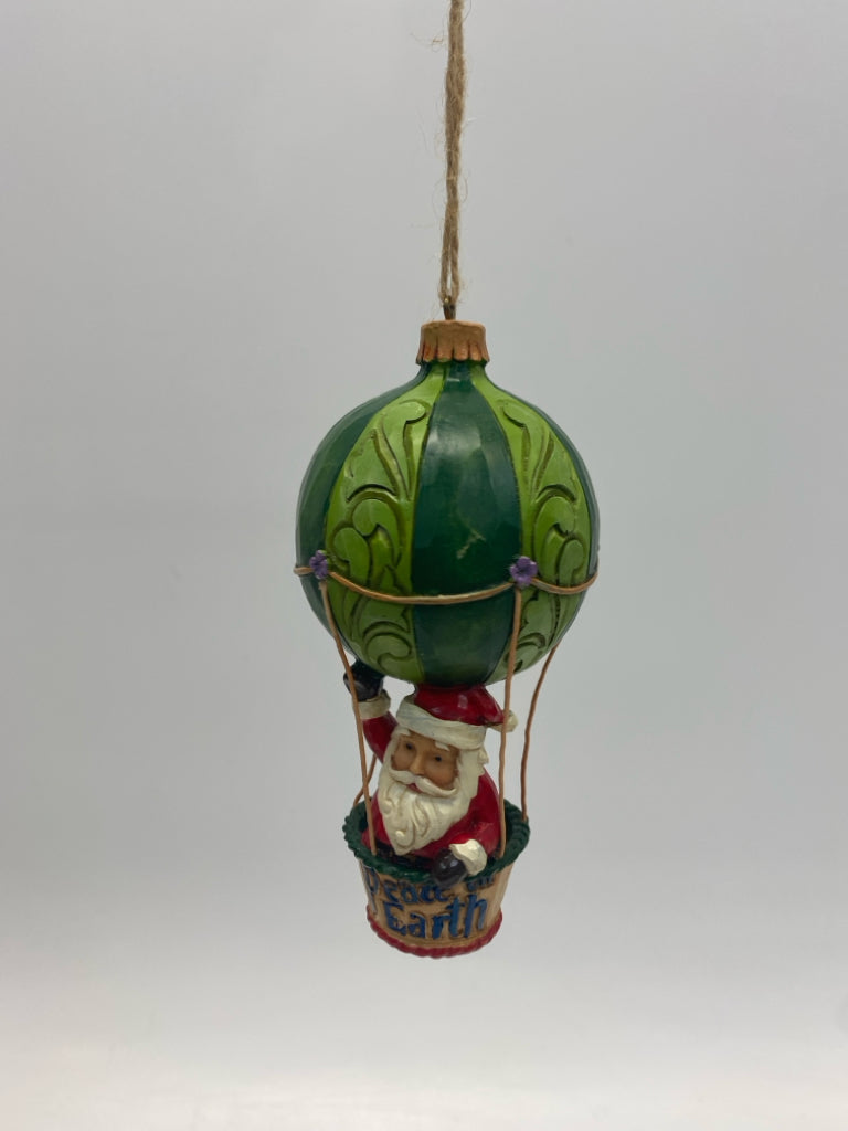 Jim Shore Green Red Ornaments