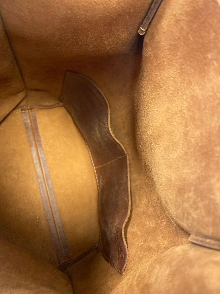 Old Town Leather Brown Leather Handbag