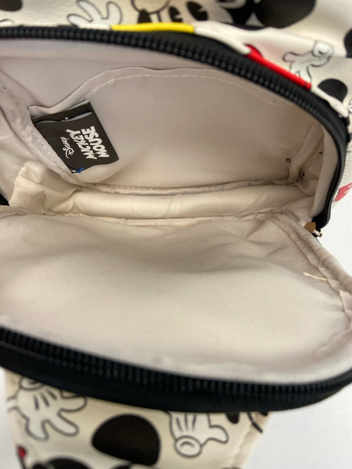 NWT Disney Cream Black/Red Mickey Backpack