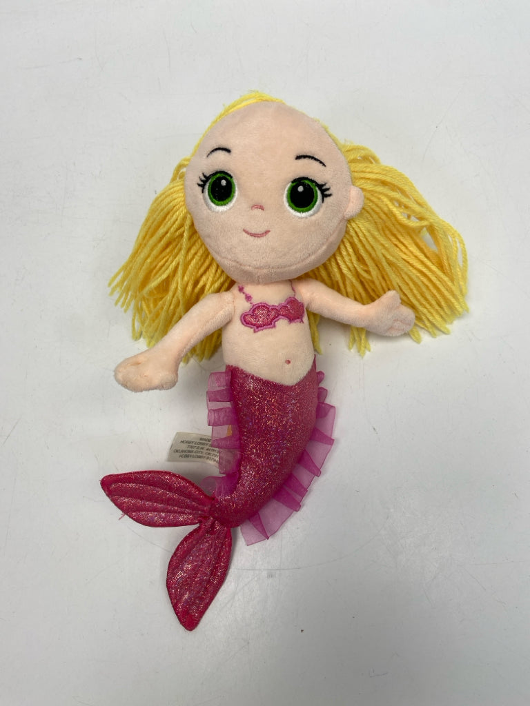 Pink Yellow Stuffed Doll