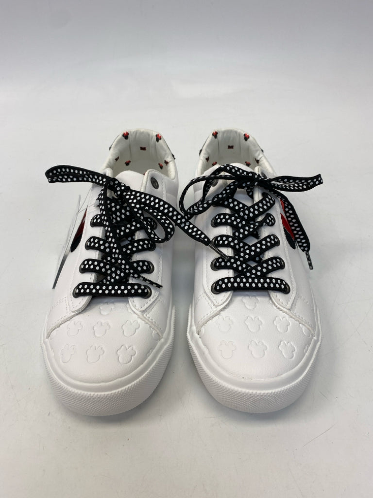 NWT Groundup  Size 8 White Black Minnie Sneakers