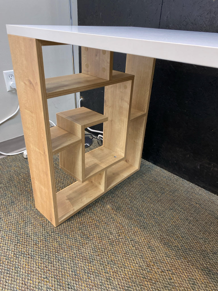 White/Brown Desk