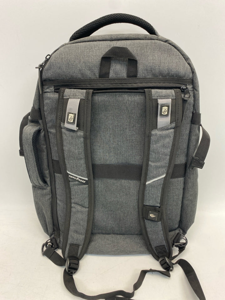 Swiss Gear Dark Gray Black Backpack