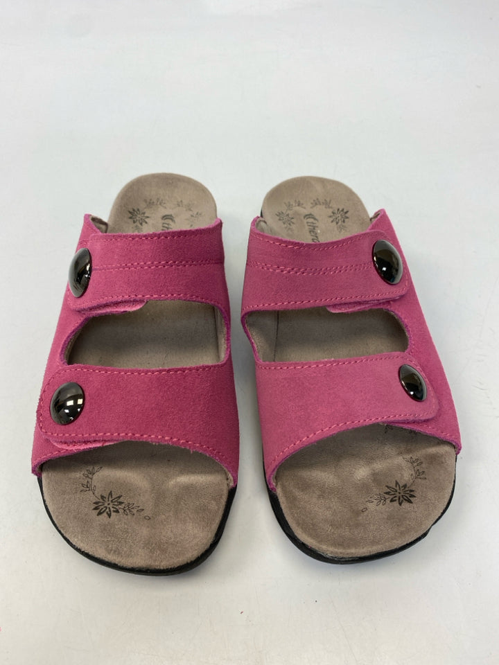 Size 6.5 Magenta Sandals