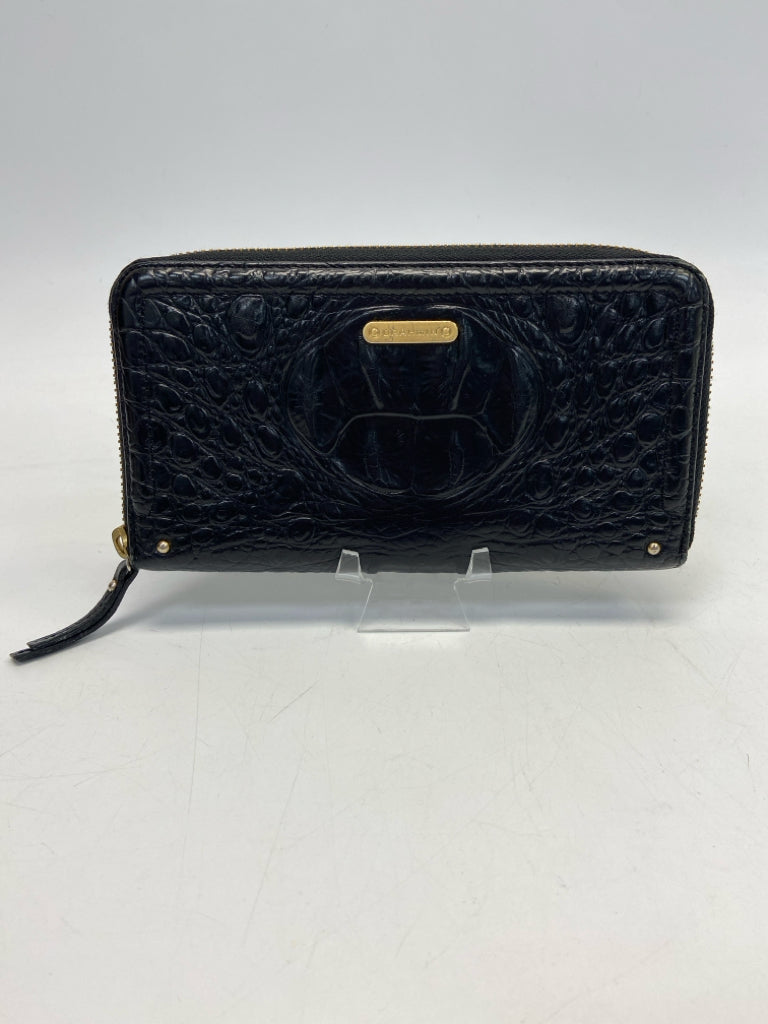 Brahmin Black Embossed Wallet