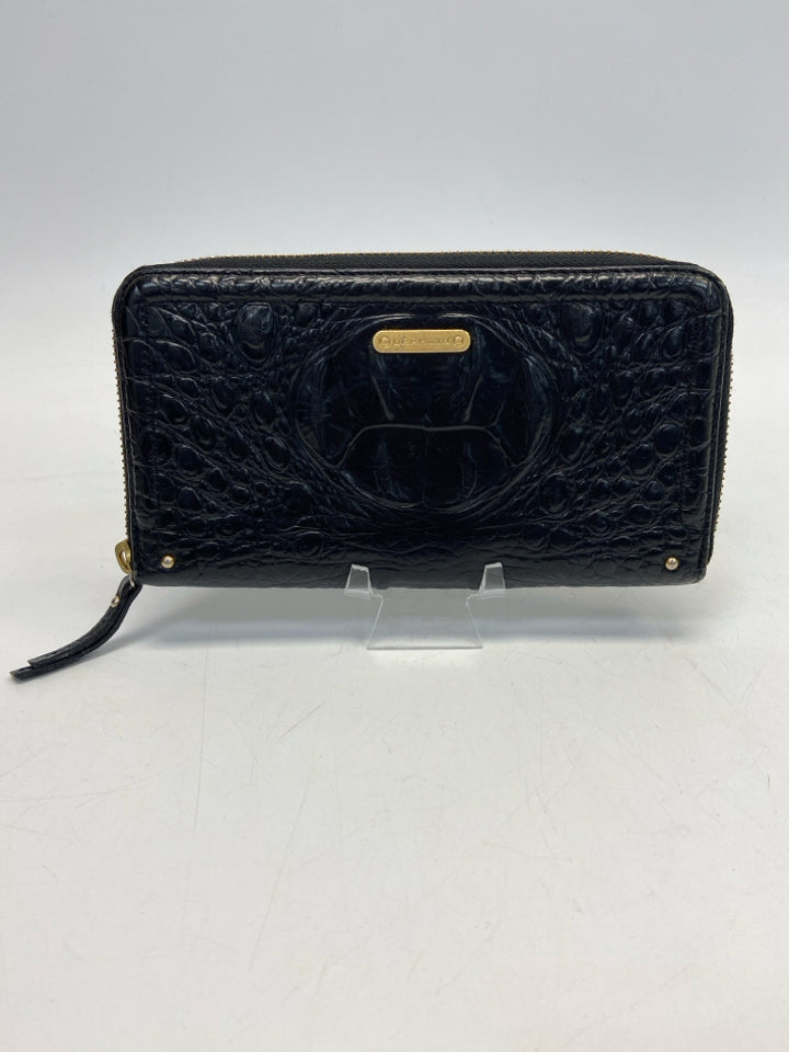 Brahmin Black Embossed Wallet