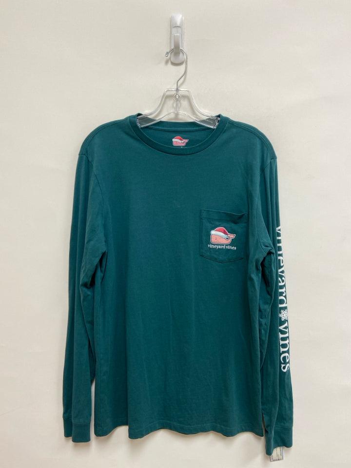 Vineyard Vines Size S Dark Green Christmas Long Sleeve Men&