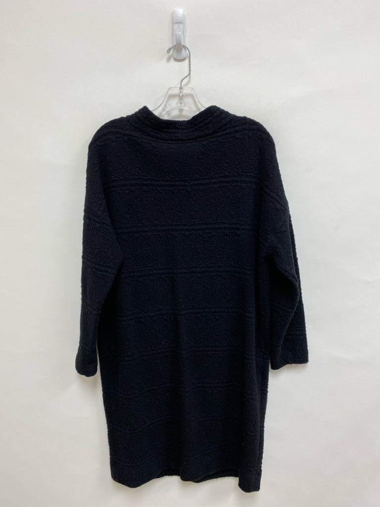 AKRIS punto Size 12 Black Texture Long Sleeve Ladies Dress