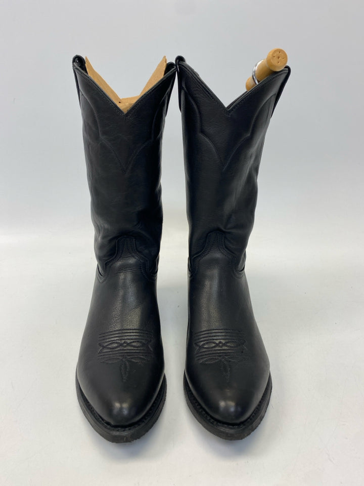 US Shoe Size 10 Black Western Boots