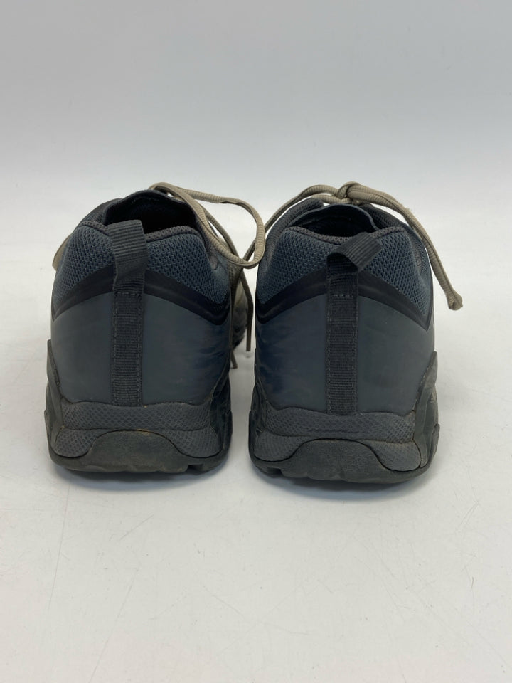 Oboz Size 10.5 Dark Gray Tan Lace-Up Men&