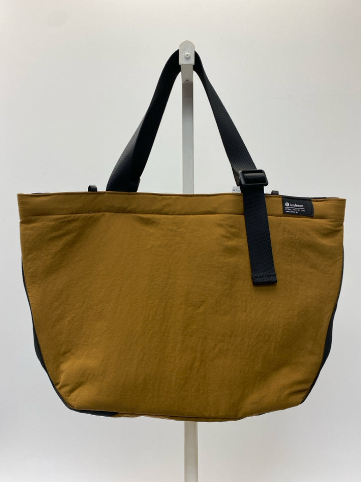 NWT Lululemon Brown Black Tote Bag