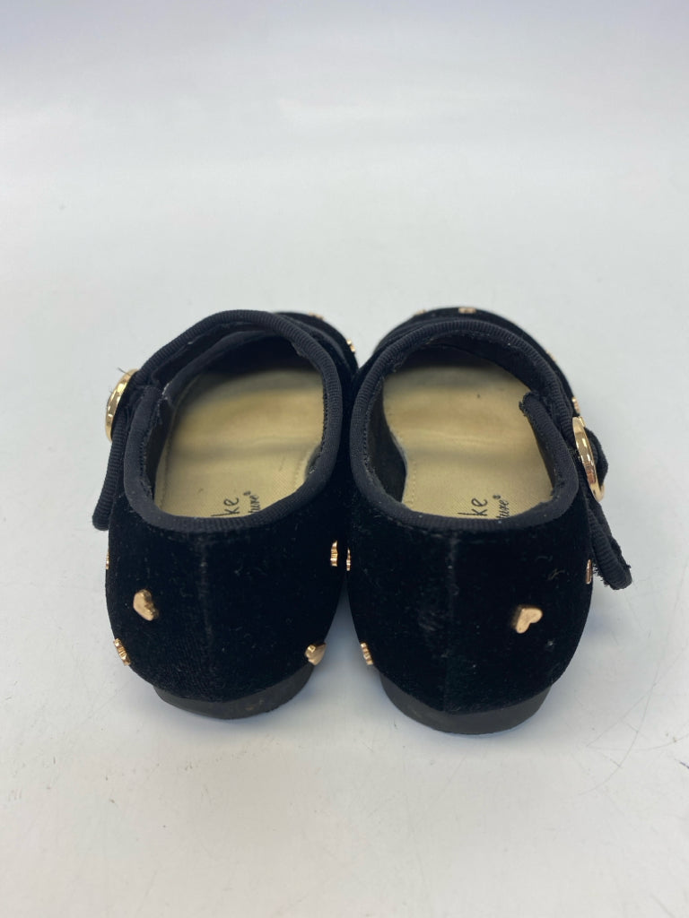 SIZE 8 Black Gold Hearts Girl&