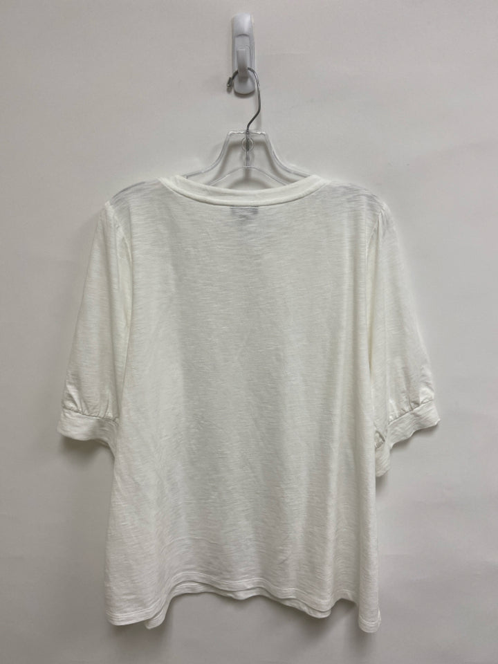 NWT Talbots Size XLP White 3/4 Sleeve Petite Top