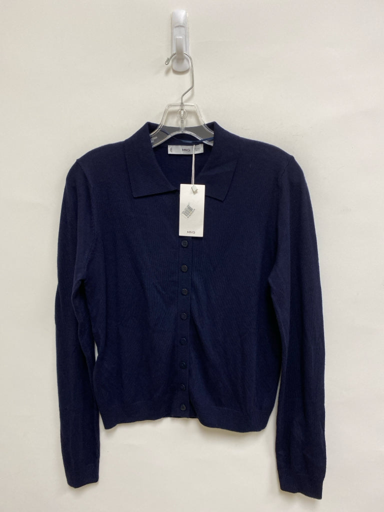 NWT MNG Size M Navy Cardigan Ladies Sweater