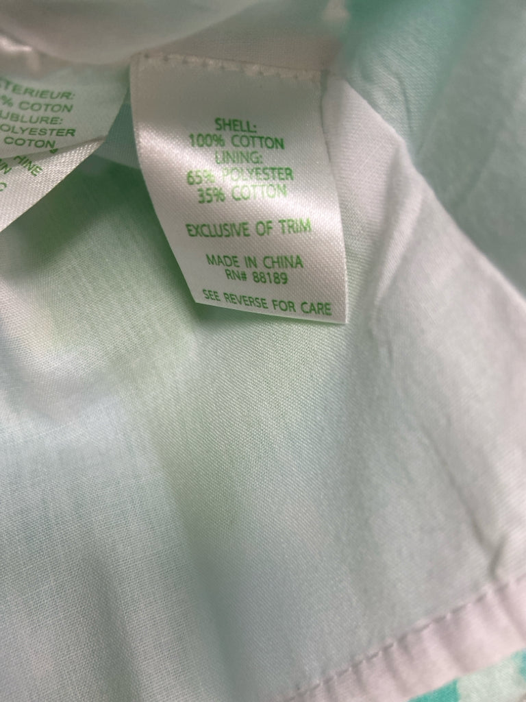 LILLY PULITZER SIZE 7 Aqua/Green Blue/White Sleeveless Girl&