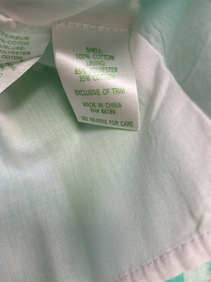 LILLY PULITZER SIZE 7 Aqua/Green Blue/White Sleeveless Girl&