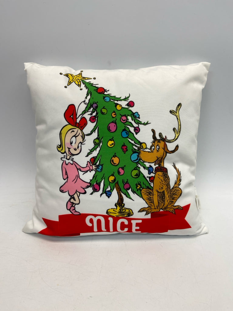 NWT White Multi Color Christmas