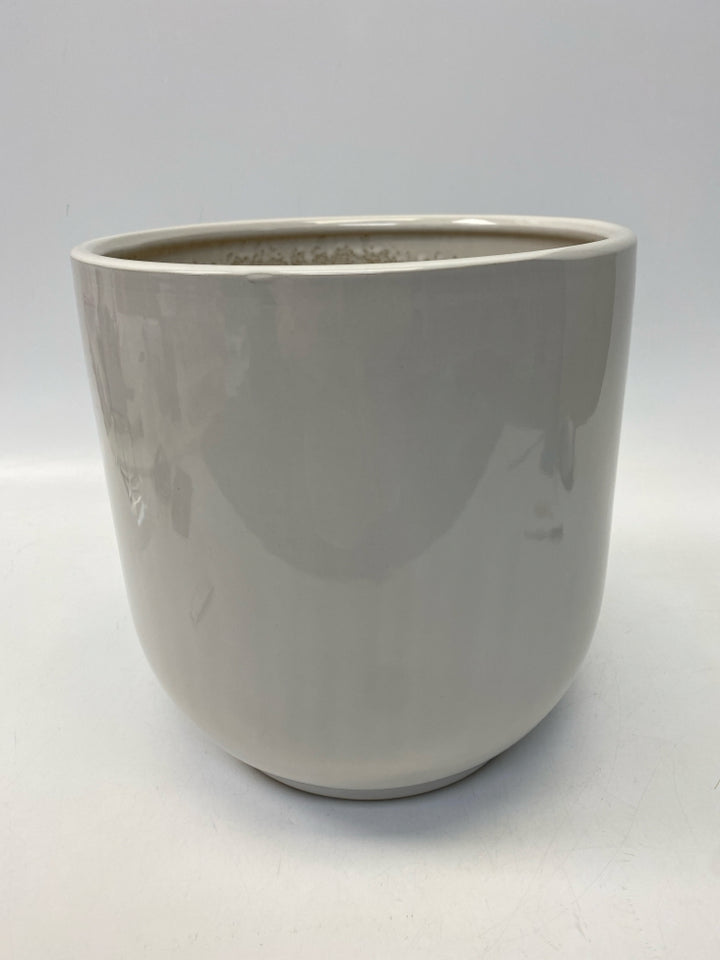White Ceramic Planter