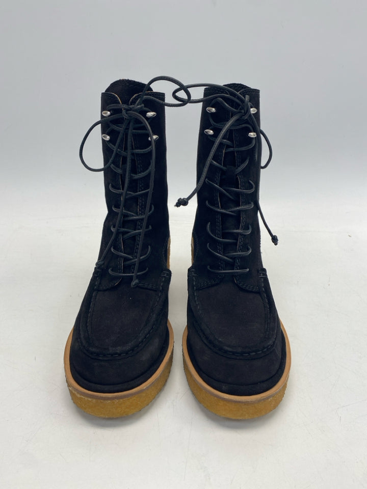 rag &amp; bone US Shoe Size 37 Black Lace-up Suede Boots