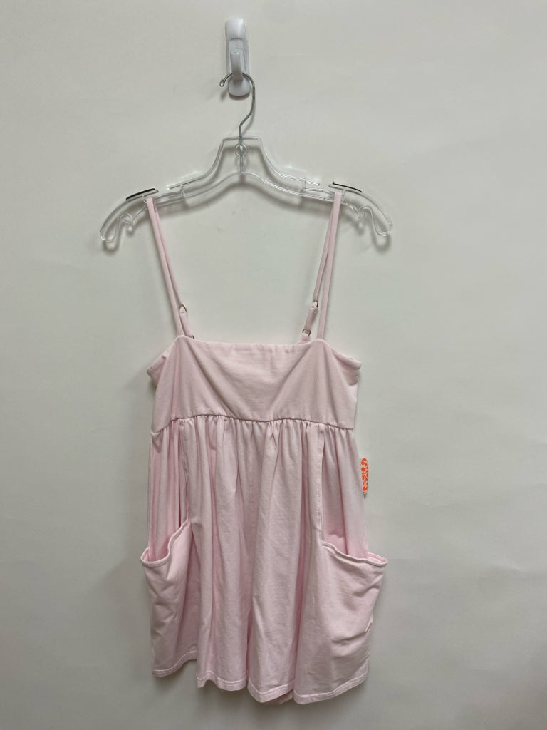 NWT Free People Size S Pale Pink Sleeveless Ladies Romper