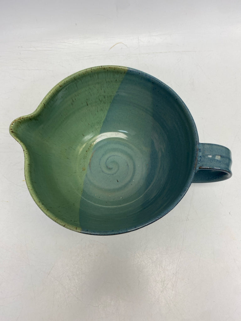Dolin Green Blue Pottery
