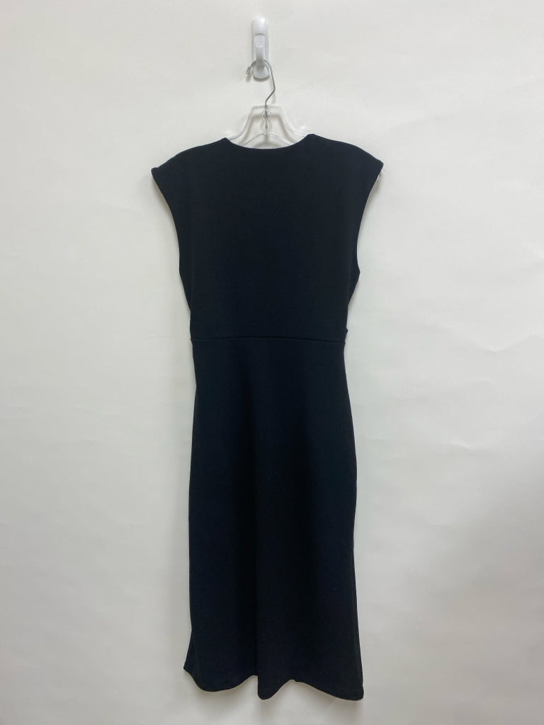 NWT Anthropologie Size S Black Gold Buckle Sleeveless Ladies Dress