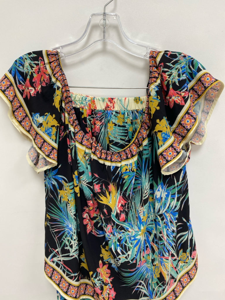 Flying Tomato Size S Black Green/Multi Ladies 2pc Skirt