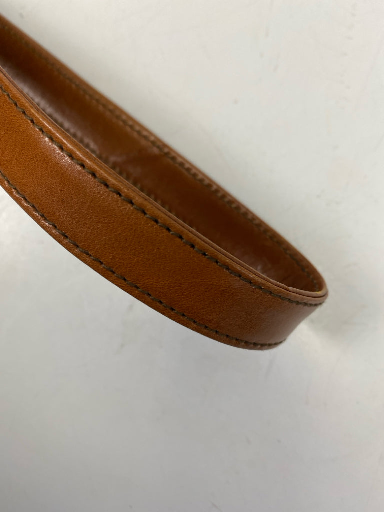 YSL Brown Heart(s) Leather Handbag