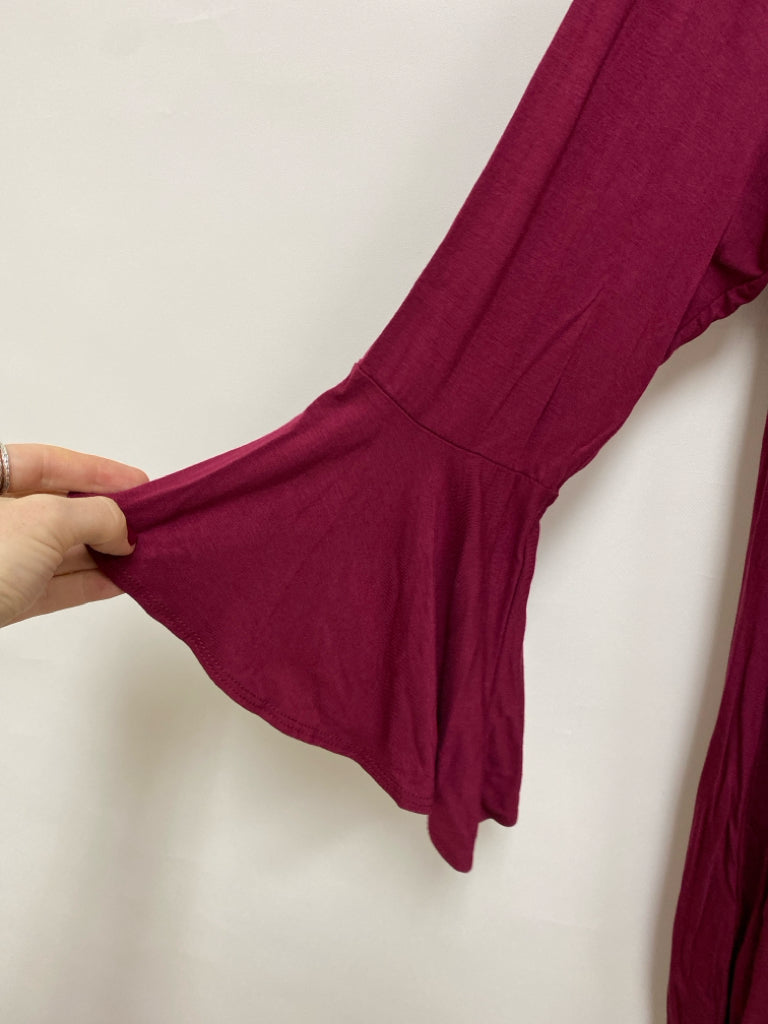NWT  SIZE  1X Burgundy Tunic Plus Size Top