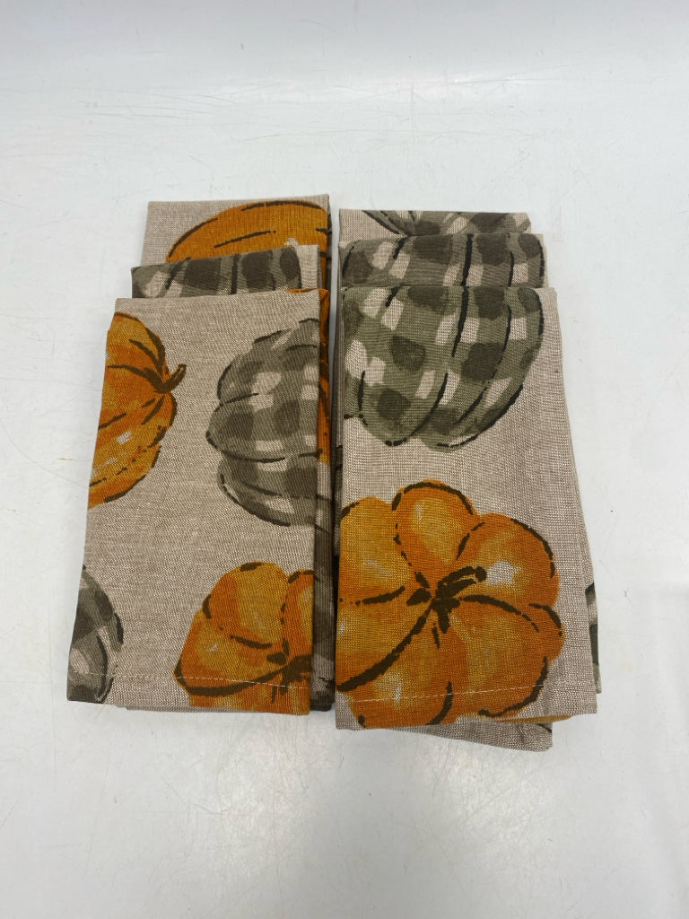 Mudpie Natural Orange/Brown Pumpkin Fall