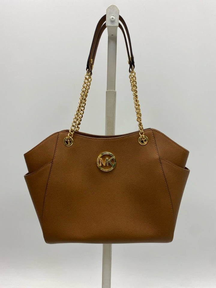 Michael Kors Brown Gold Accent(s) Handbag