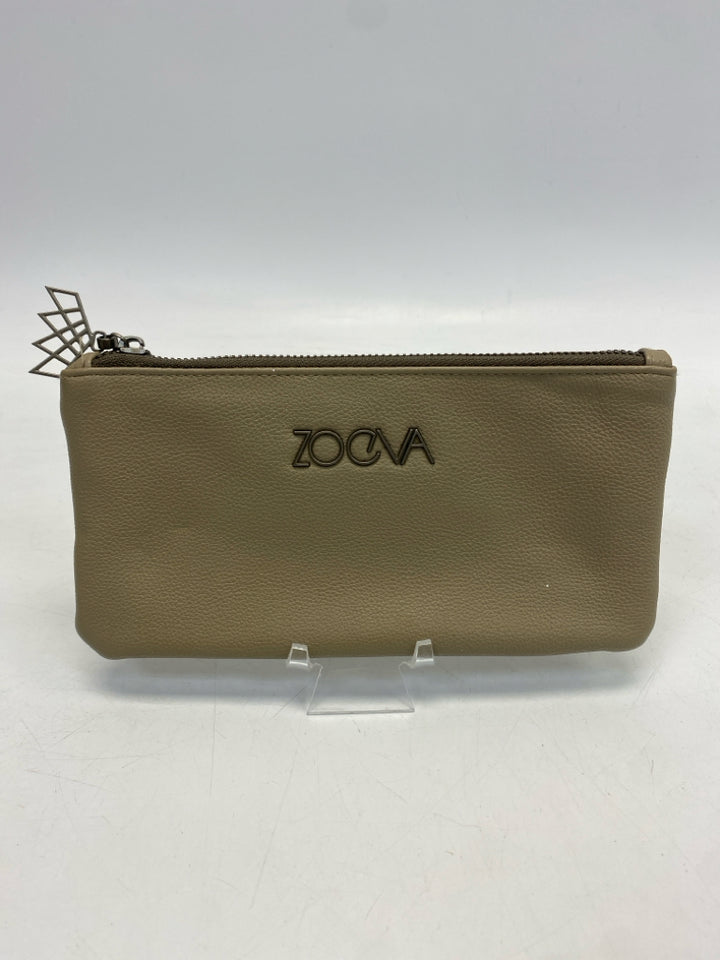 Tan Make-up Bag