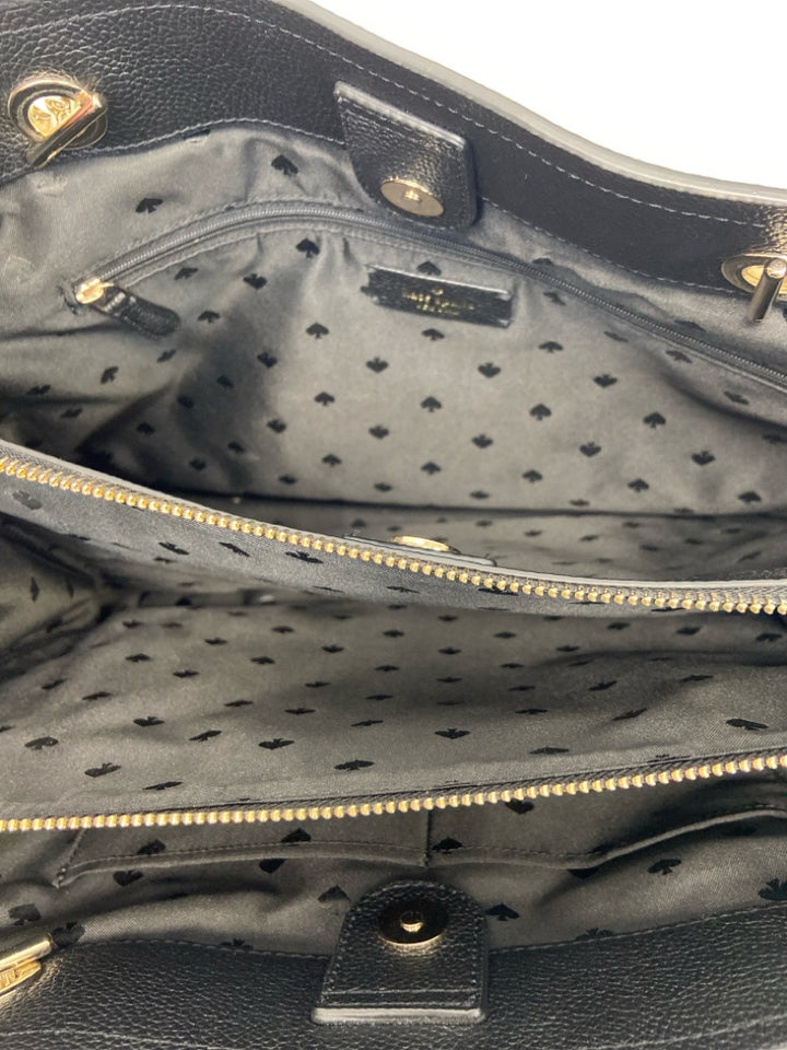 Kate Spade Black Gold Accent(s) Tote Bag