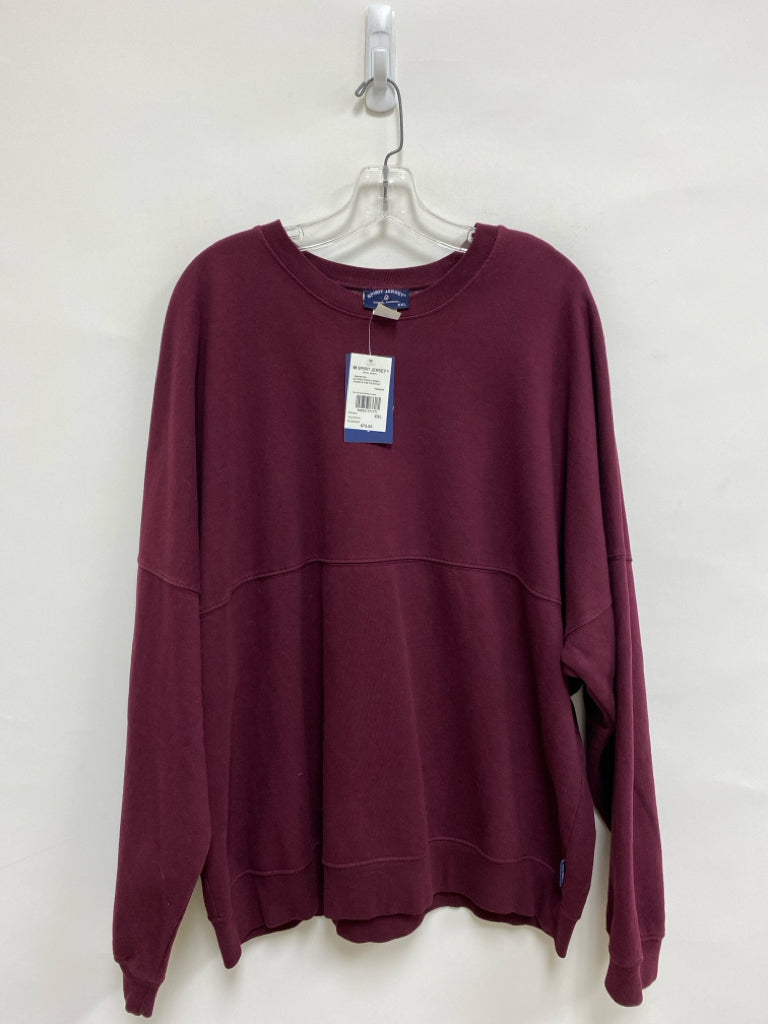NWT SPIRIT JERSEY Size XXL Burgundy Men&