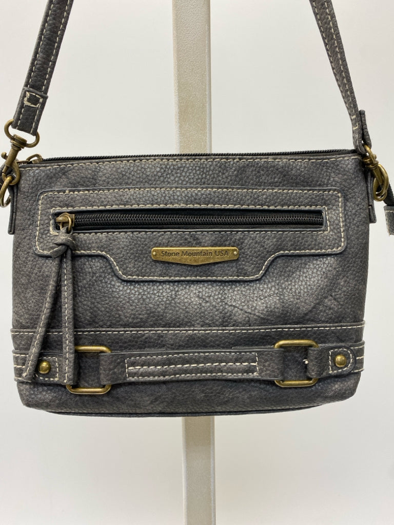 Stone Mtn. Dark Gray Handbag