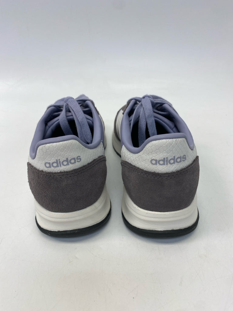 Adidas  Size 9 Lilac Gray/White Lace-up Sneakers
