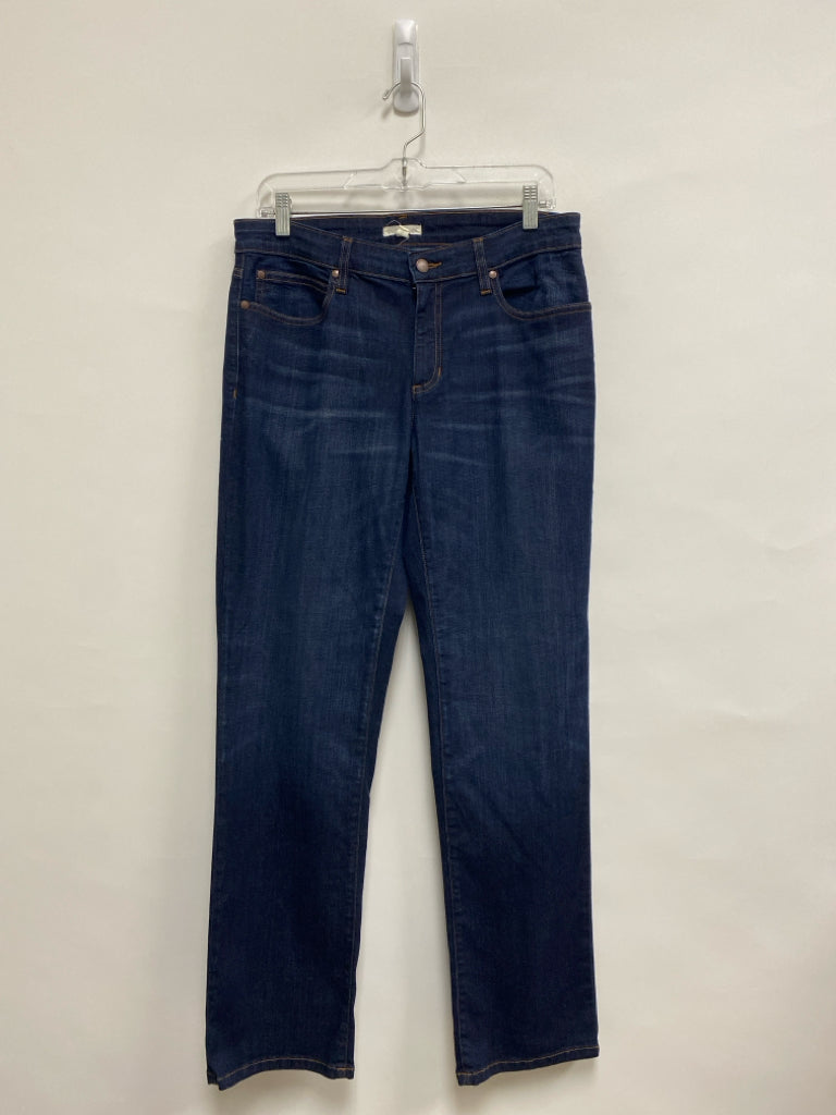Eileen Fisher Size 10 Dark Blue Denim Ladies Jeans