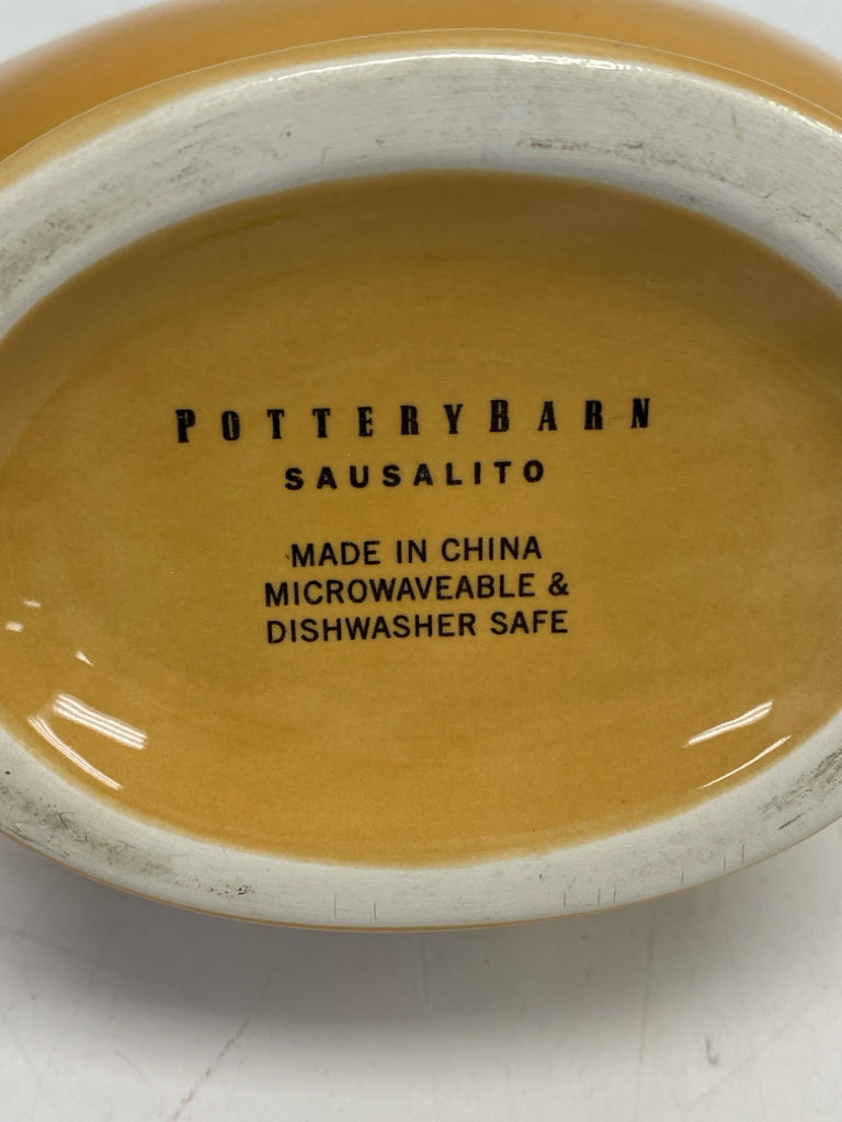 Pottery Barn Amber Ceramic Bowl(s)