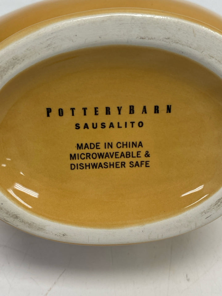 Pottery Barn Amber Ceramic Bowl(s)