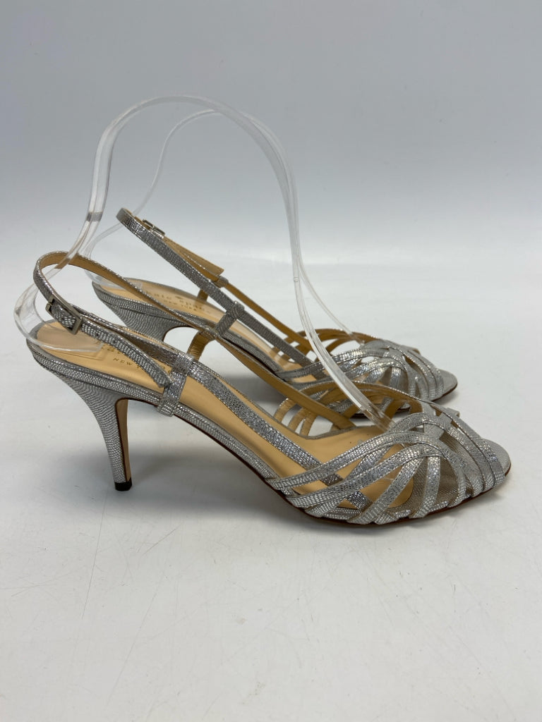 Kate Spade  Size 10 Silver Shimmery Sandals