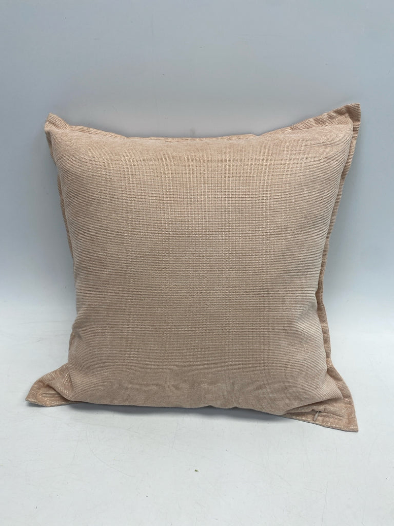 Blush Shimmery Pillow