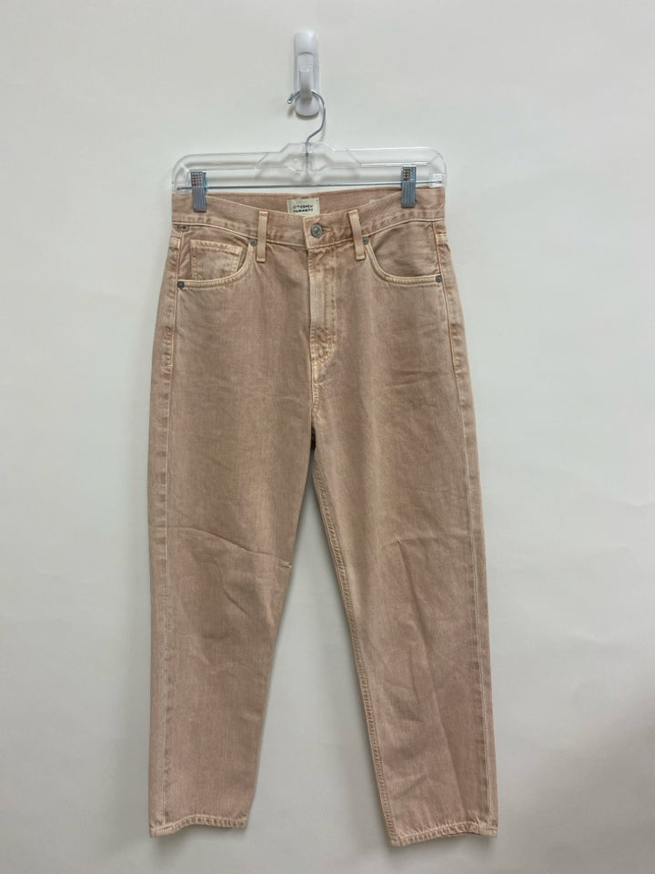 Citizens/Humanity Size 24 Faded Coral Ladies Jeans