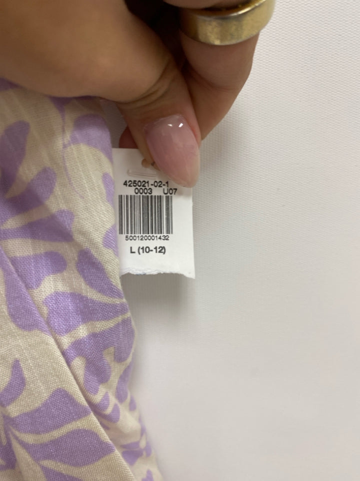 NWT Old Navy SIZE 10/12 White Purple Floral Girl&