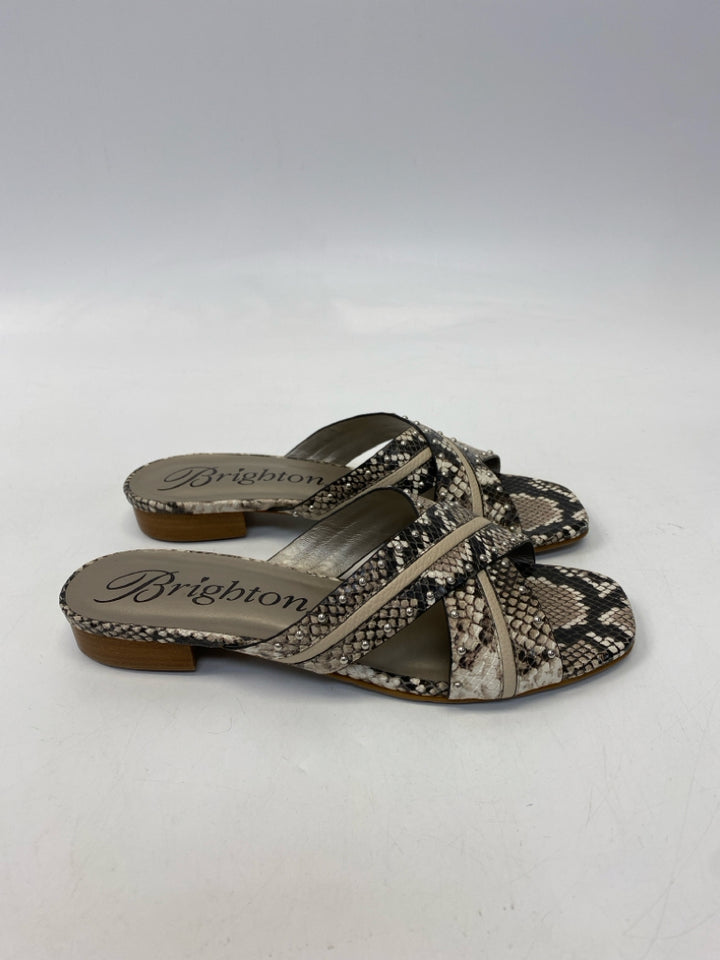 Brighton  Size 7.5 Snakeprint Sandals