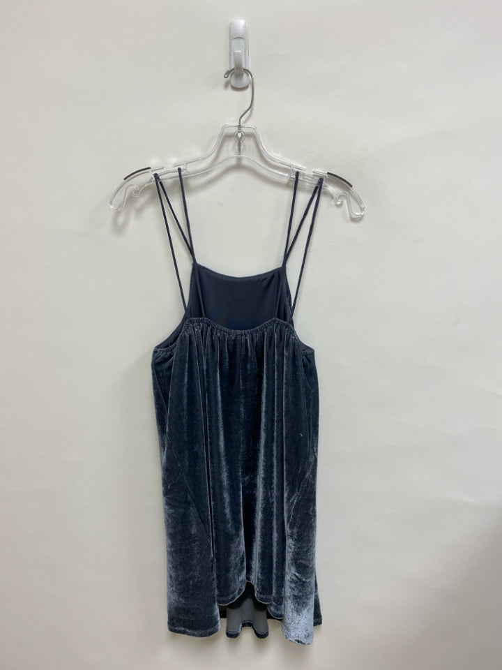 KIMCHI BLUE Size XS Dark Gray Sleeveless Velour Ladies Dress