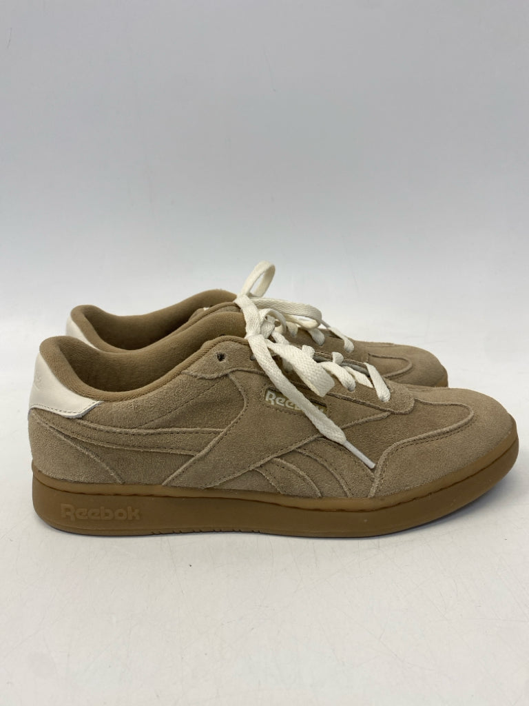 NWOT Reebok US Shoe Size 7.5 Brown Cream Lace-up Sneakers